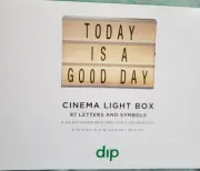 New In Unopened Box Dip Brand Cinema Light Box 87 Letters And Symbols
