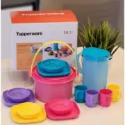 1 set - New Miniature Tupperware Cooking Set Kids Play Mini Toy
