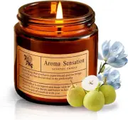 Aaicandle Scented Candles for Home | English pear Freesia Scented Candle, Birthd