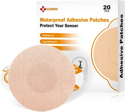 Freestyle Libre 2/3 Sensor Covers,20Pcs Freestyle Adhesive Patches Waterproof CG