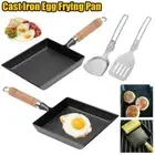 Japanese Cast Iron Non-Stick Pan for Tamagoyaki & Egg Pancakes - Induction & Gas