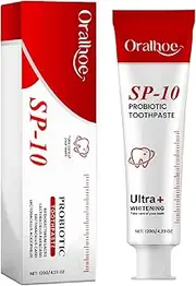 Oralhoe Toothpaste, OralHoe SP-10 Probiotic Whitening Toothpaste, Ultra Whitening, Stain Removal & Fresh Breath for Sensitive Teeth, Brightening & Enamel Repair Formula (1)