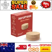 AeroPress Natural Paper Microfilters, Unbleached, 200 Count, Coffee Accessories
