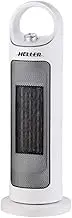 Heller 2000W Electric Ceramic Oscillating Mini Tower Heater Hot Fan w/Thermostat