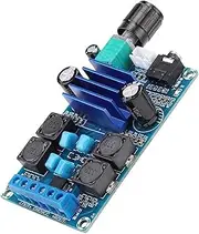 FSNEODYV Audio Amplifier Board， Digital Power Amplifier Board TPA3116D2 50Wx2 Dual Channel 83x50mm 63 Amplification Factor