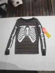 NWT Wonder Nation Boys Hallowen Long Sleeve Top and Pants set sizes 6, 8.