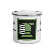 Gatling Sentry Stratagem 12oz Enamel Mug