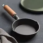 AU 16 Cm Cast Iron Mini Skillet Non-Stick Small Frying Pan Egg Pan for Kitchen H