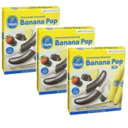 Chiquita CHOCOLATE BANANA POP Or Fruit Kit Makes 8 Pops 4oz (3 Pack)