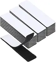 Homoyoyo 30pcs Self Adhesive Hook and Loop Strips for Secure Mounting Versatile Fastening Tape for Sofa Cushions Carpets Curtains Crafts Prevents Sliding Easy Installation