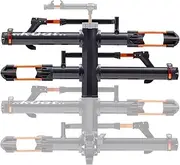 [Kuat] NV 2.0 2 Bike Add-On, 2-Inch Size, Grey Metallic and Orange Anodize