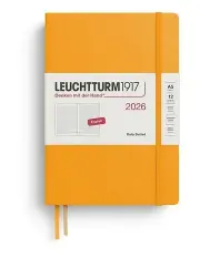 [LEUCHTTURM1917] Daily Planner Dotted Medium (A5) 2026, Rising Sun
