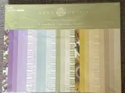 NIP Anna Griffin Plaid Media Old Paris Palette Paper/Cardstock Pack Vintage Rare