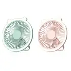 Hanging Fan Tent Fan for w/Hook+Lamp Rechargeable 1200mAh Camping Fan for School
