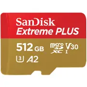 Sandisk Extreme PLUS MicroSDXC 512GB 200MB/s Memory Card