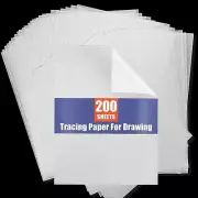 Tracing Paper for Drawing Trace Paper -PSLER 200 Sheets White Translucent paper