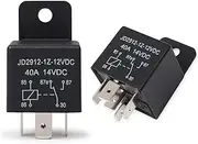 Ehdis Motor Relay 5 Pin 12V Coil 40amp Spdt Model No.: JD2912-1Z-12VDC 40A 14VDC, Contactor Relay Switch Power, Auto Switches & Starters, 2 Pack