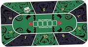 TTETTZ 47x24'' Poker Table Layout Tabletop Mat Rectangle 120x60cm Table Top