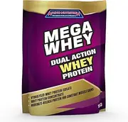 Amino Nutrition Mega Whey Protein Powder, Natural Unflavoured, 1kg