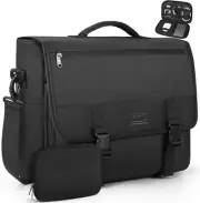 Messenger Bag for Men 15.6 Inch Water Resistant Laptop Briefcase Large Satchel S