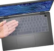 i-Tensodo Keyboard Cover for Dell Latitude 3000 3340 5320 5330 5340 5350 7320 7330 7340 7350 13.3" Laptop Keyboard Protective Skin-Clear, Silicone, Clear