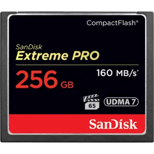 SanDisk CF Extreme Pro CompactFlash 記憶卡 (160MB UDMA 7 + VPG65) 256GB SDCFXPS-256G-X46 香港行貨
