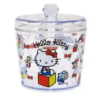 在飛比找樂天市場購物網優惠-大賀屋 日貨 Hello Kitty 收納罐 罐子 閃光罐 