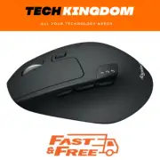 Logitech M720 Wireless Mouse, Multi-Device, Unifying + Bluetooth, Black