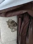 Peri Homeworks Collection Lined Pair Brown Curtains 50" x 96" Hookbelt & Tabs