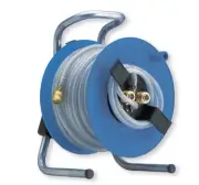 Druckluft-Schlauchtrommel 9 MM, 20 M, 10 BAR New Orginal Berner 896829