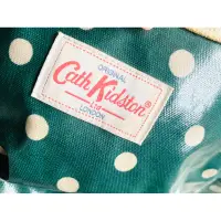 在飛比找蝦皮購物優惠-英國 cath kidston 綠底點點 側背包 手提包