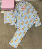 Size 8 Peter Alexander Flannelette Pyjamas Set PJ Ladies Classic Womens
