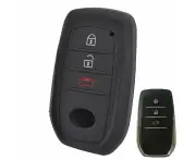 Key Cover Remote Fob Case Silicone For Toyota Hilux HIGHLANDER Camry RAV4 Skin