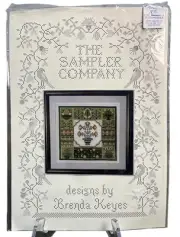 Brenda Keyes The Sampler Company Floral Sampler Cross Stitch Chart Advanced