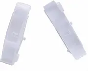 Deal4GO L R Trigger Button Replacement for PSP 2000 PSP 3000 Left & Right Buttons - Transparent White