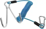 Diving Hook Hooks Boat Rope Hook Fishing Quick Clips Scuba Double Hook Spring Snap Hook Bend Hook Scuba Diving Reef Hook Quick Wear Metal Hook Diving Hanger Stainless Steel