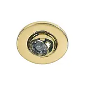Eyeball Tiltable Cabinet Light 20w G4 in Brass Superlux Lighting - SVU-365