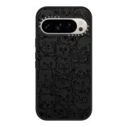 Google Pixel 9 Pro Impact Magnetic Case Cats Selfies Transparent