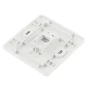 86 Type Single Port RJ45 Wall Flat Face Plate Ethernet Network Socket Panel TX
