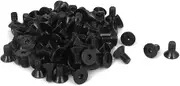 uxcell A15100700ux0335 M4 x 8mm Metric Hex Socket Countersunk Head Screw Bolts Black (Pack of 100)