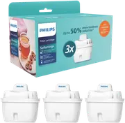 Philips 3 x Micro X-Clean Softening+ Filters 3 Pack Hanging Packaging