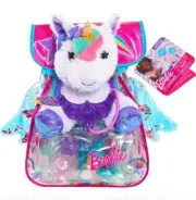 Barbie UNICORN Pet DOCTOR - Plush Unicorn + Doctor Set + Lights & Sounds NWT