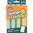 Scrub Daddy Sponge Daddy Dual-Sided Non- Scratch Sponge, 4 Count (free shipping)