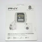 PNY 8G SDHC SD card for Panasonic Lumix GH3 GH2 GH1 G5 GH2K G3 G3K camera