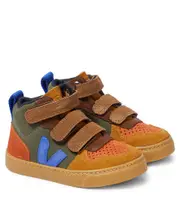 [Veja Kids] Veja Kids V-10 Mid suede sneakers UK 13 brown