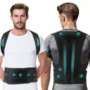 Back Support Posture Corrector Men Women Lumbar Magnetic Shoulder Brace Belt