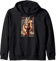 [STAR WARS] Luke Skywalker Explosion Background Zip Hoodie