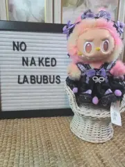 Labubu Clothes Purple And Black Dress Costume With Head Band Clothes
