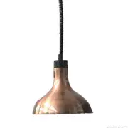 F.E.D Pull Down Heat Lamp Antique Copper 290Mm Round - Heat Lamps (HYWCL12) - HYWCL12