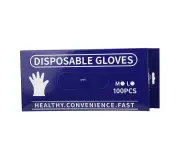 100Pcs / Box Disposable Gloves Cpe Food Grade Transparent Gloves For Kitchen